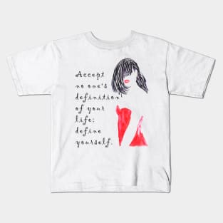 Define Yourself Kids T-Shirt